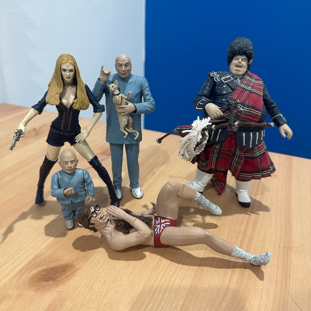 Austin Powers action figure vintage bundle 1999